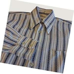 Vintage Grant's Mens Wear Permanent Press LS Button Down Dress Shirt 15-32 EUC